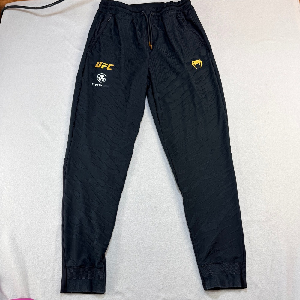 Venum UFC Authentic Fight Week 2.0 Jogger Pants Mens XL Black Gold Track Pants